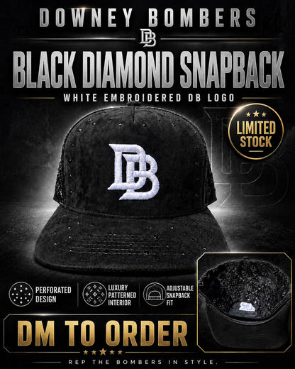 Downey Bombers Black Diamond Snapback