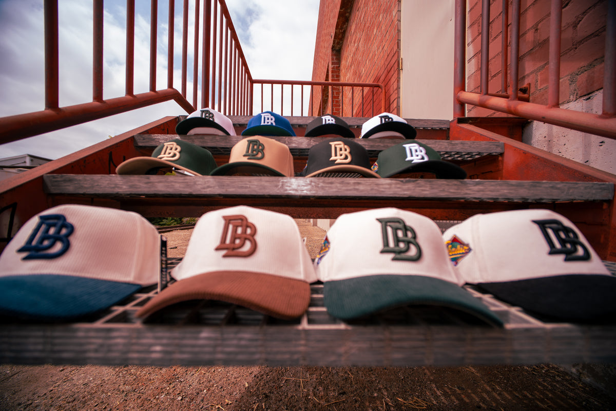 Downey Bombers Tan x Forest Green DB Hat