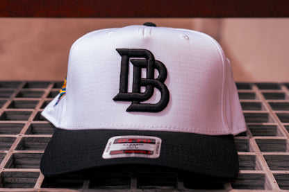 Downey Bombers × Chalio’s Collab Hat – White/Black
