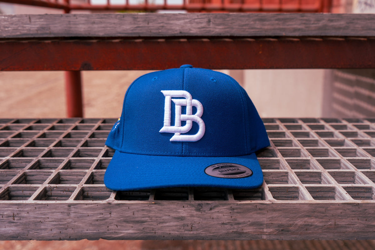 Choose one Chalio’s collab hat: Royal Blue — included in the Player & Mom Bundle.
