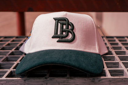 Downey Bombers × CSG Corduroy Bill Hat – White/Green