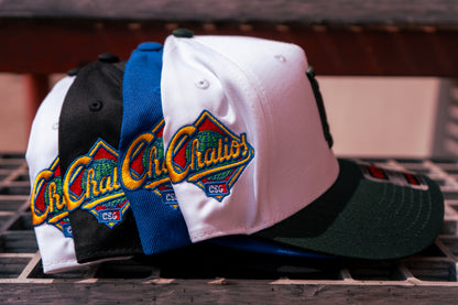 Downey Bombers × Chalio’s Collab Hat – White/Black