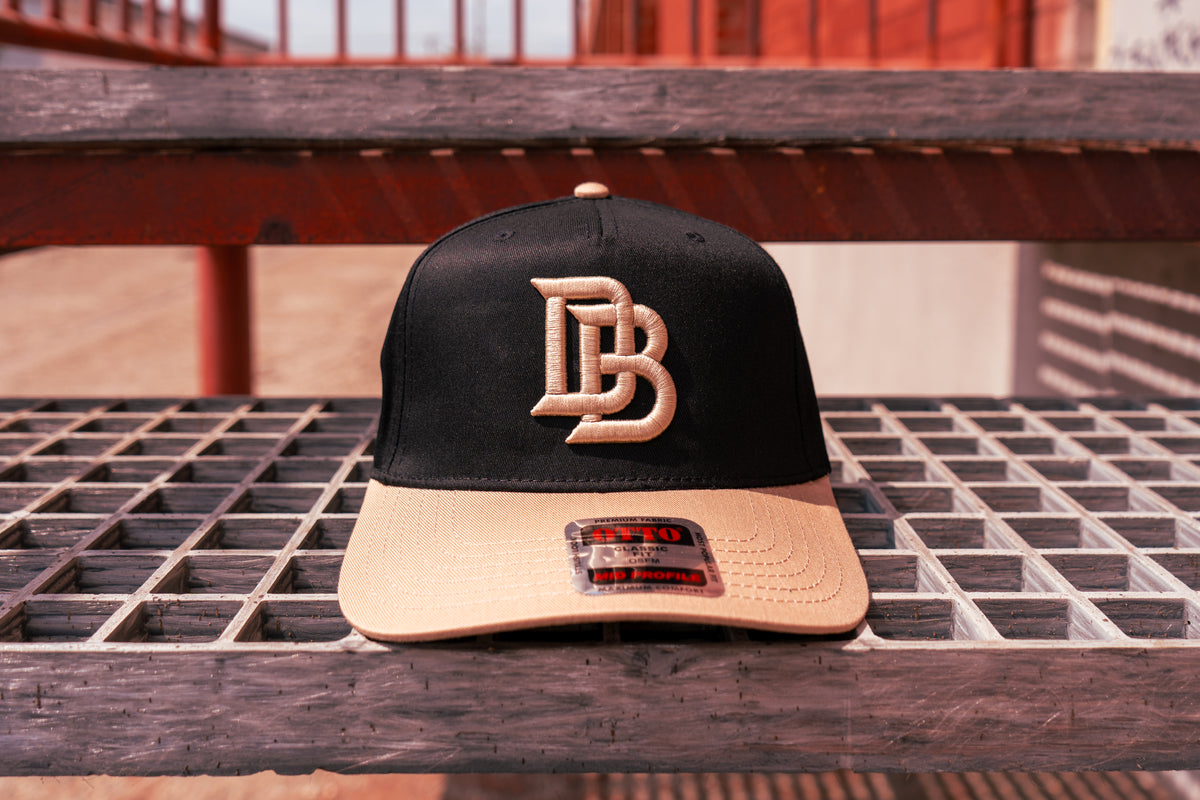 Downey Bombers × Chalio’s Collab Cap – Black/Tan