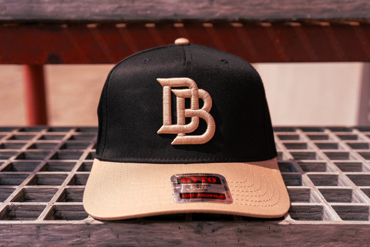 Downey Bombers × Chalio’s Collab Cap – Black/Tan