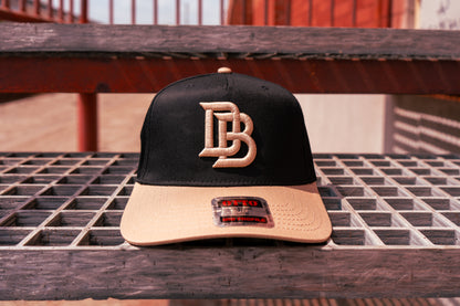 Downey Bombers × Chalio’s Collab Cap – Black/Tan