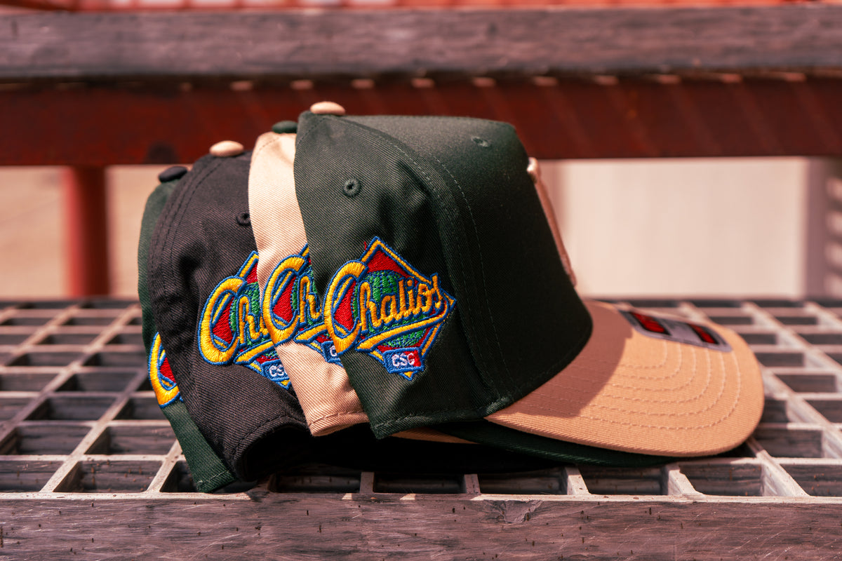 Downey Bombers × Chalio’s Collab Cap – Black/Tan
