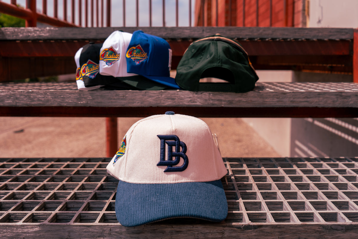 Downey Bombers × Chalio’s Collab Hat – White/Black