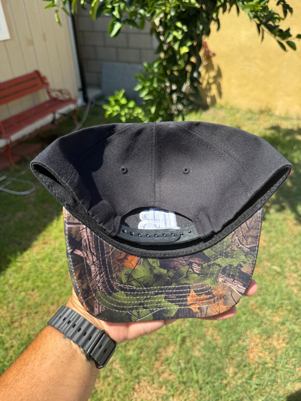 Downey Bombers Black & Camo Snapback