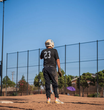 Downey Bombers Practice Shirt – Black / Custom Number
