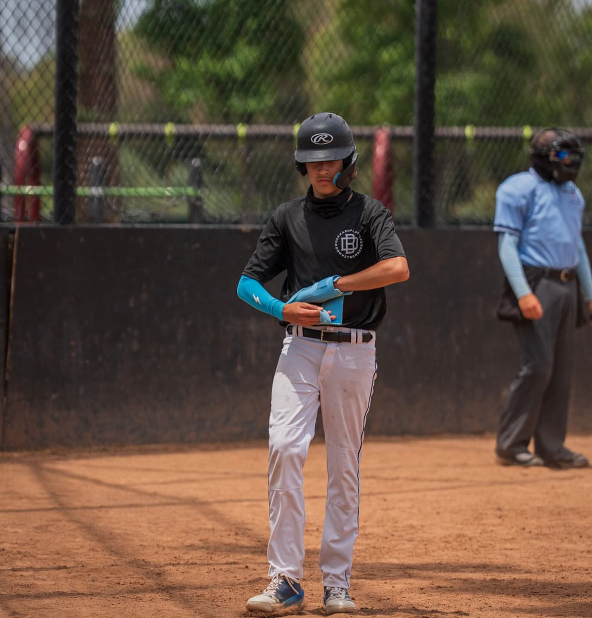 Downey Bombers Practice Shirt – Black / Custom Number