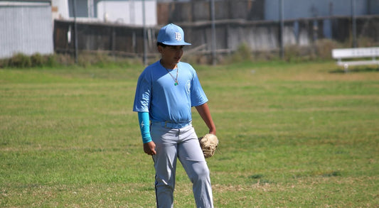 Downey Bombers Practice Shirt – Powder Blue / Custom Number